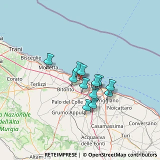 Mappa Via Luigia de Marinis, 70128 Bari BA, Italia (10.08333)