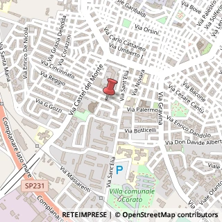 Mappa Via Columella, 47, 70033 Corato, Bari (Puglia)