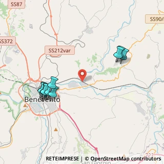 Mappa Zona Industriale Ponte Valentino, 82100 Benevento BN, Italia (4.62636)