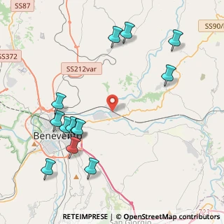 Mappa Zona Industriale Ponte Valentino, 82100 Benevento BN, Italia (5.23462)