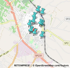 Mappa Via Copernico, 70033 Corato BA, Italia (0.59727)