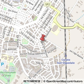 Mappa Via Don Giovanni Minzoni, 140, 70033 Corato, Bari (Puglia)