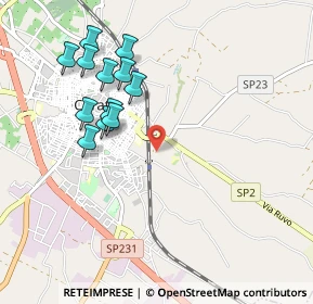 Mappa SP 2, 70033 Corato BA (1.05)