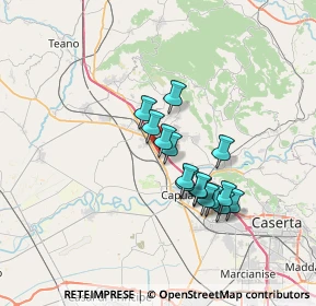 Mappa CAP, 81041 Vitulazio CE, Italia (5.85133)
