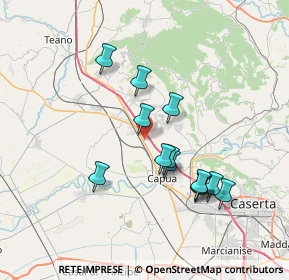 Mappa CAP, 81041 Vitulazio CE, Italia (6.97077)