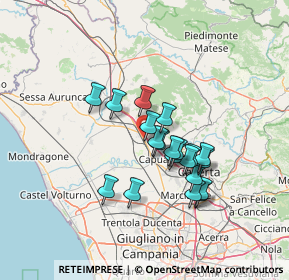 Mappa CAP, 81041 Vitulazio CE, Italia (11.6125)