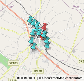 Mappa Via Turati, 70033 Corato BA, Italia (0.98231)