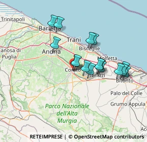 Mappa Via Turati, 70033 Corato BA, Italia (13.0775)