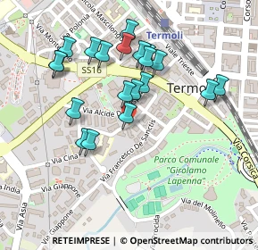 Mappa Via Enrico de Nicola, 86039 Termoli CB, Italia (0.232)