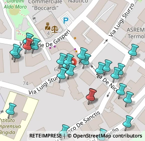 Mappa Via Enrico de Nicola, 86039 Termoli CB, Italia (0.07143)