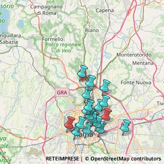 Mappa Via Trasaghis, 00188 Roma RM, Italia (9.07389)