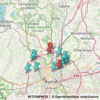 Mappa Via Trasaghis, 00188 Roma RM, Italia (7.28923)