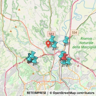 Mappa Via Trasaghis, 00188 Roma RM, Italia (3.76571)