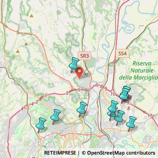 Mappa Via Trasaghis, 00188 Roma RM, Italia (5.75818)