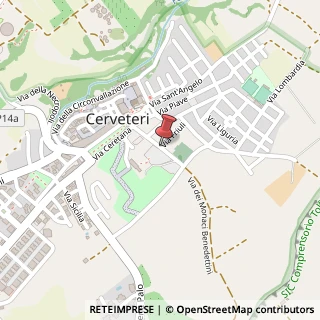Mappa Via Friuli,  18, 00052 Cerveteri, Roma (Lazio)