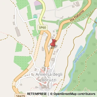 Mappa Via Vittorio Emanuele, 67030 Anversa degli Abruzzi AQ, Italia, 67030 Bugnara, L'Aquila (Abruzzo)