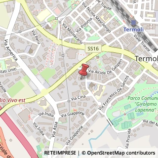 Mappa Via Panama, 22, 86039 Termoli, Campobasso (Molise)