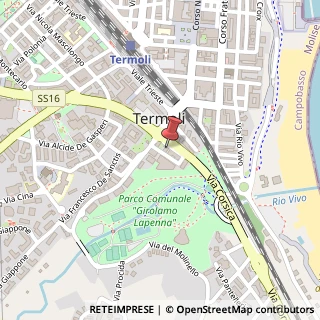 Mappa Via Malta, 6, 86039 Termoli, Campobasso (Molise)