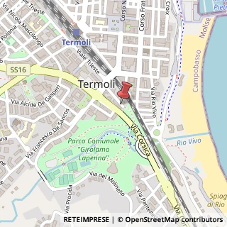 Mappa Via P. Vittorio Veneto, 86039 Termoli, Campobasso (Molise)