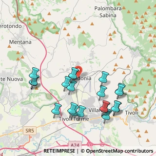 Mappa Via Umberto Maddalena, 00012 Guidonia Montecelio RM, Italia (4.47)