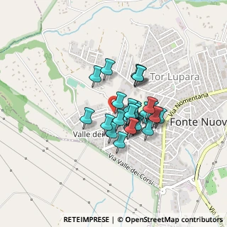 Mappa Via Eugenio Montale, 00013 Fonte Nuova RM, Italia (0.27857)