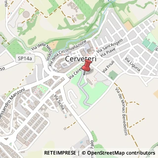 Mappa Via Antonio Ricci, 4, 00052 Cerveteri, Roma (Lazio)