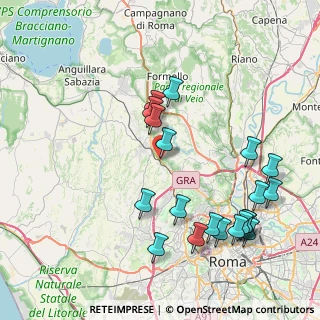 Mappa Via Domenico Falcioni, 00123 Roma RM, Italia (9.5765)