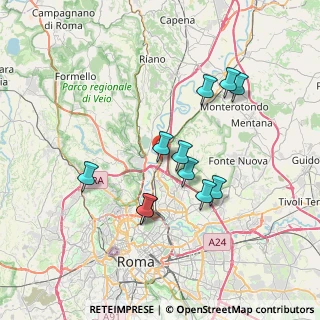 Mappa Via Salaria km 25.350, 00015 Monterotondo RM, Italia (6.87545)