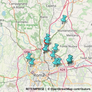 Mappa Via Salaria km 25.350, 00138 Roma RM, Italia (7.21429)