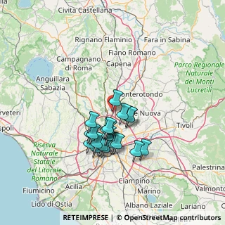 Mappa Via Salaria km 25.350, 00015 Monterotondo RM, Italia (11.729)