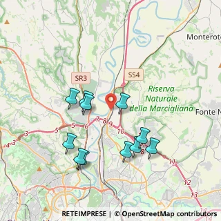 Mappa Via Salaria km 25.350, 00015 Monterotondo RM, Italia (3.92364)