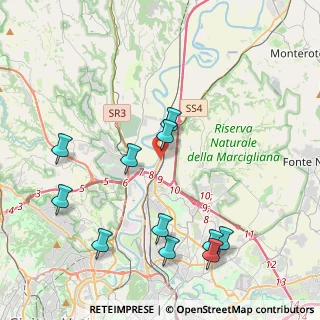 Mappa Via Salaria km 25.350, 00015 Monterotondo RM, Italia (4.88727)
