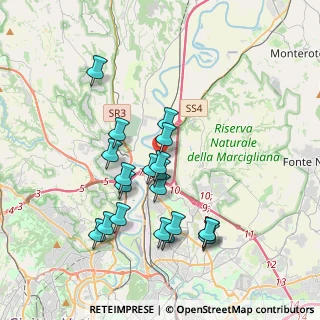 Mappa Via Salaria km 25.350, 00015 Monterotondo RM, Italia (3.7775)