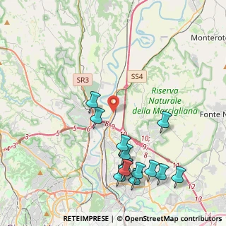 Mappa Via Salaria km 25.350, 00015 Monterotondo RM, Italia (5.11154)