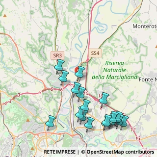 Mappa SS 4, 00100 Roma RM (5.10333)