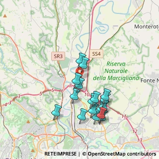 Mappa Via Salaria km 25.350, 00015 Monterotondo RM, Italia (3.78235)