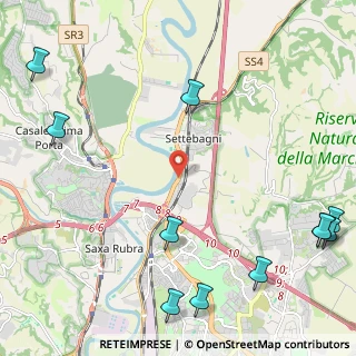 Mappa Via Salaria km 25.350, 00015 Monterotondo RM, Italia (3.49182)