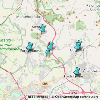 Mappa Via Palombarese km 22.300, 00012 Roma RM, Italia (4.34091)