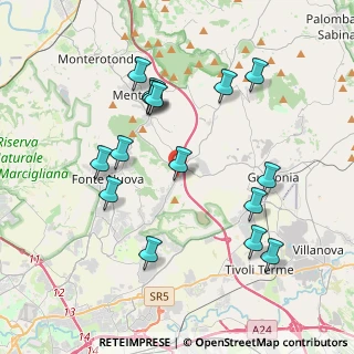 Mappa Via Palombarese km 22.300, 00012 Roma RM, Italia (4.19375)