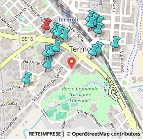 Mappa Via Caduti Lavoro, 86039 Termoli CB, Italia (0.262)