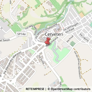 Mappa Via Ceretana, 47, 00052 Cerveteri, Roma (Lazio)