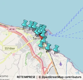 Mappa Via della Pesca, 86039 Termoli CB, Italia (0.945)