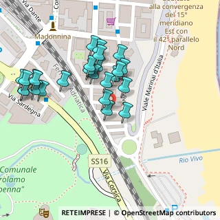 Mappa Via della Pesca, 86039 Termoli CB, Italia (0.11154)
