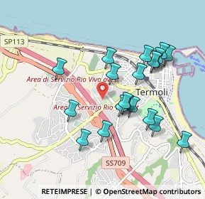 Mappa Via Stati Uniti, 86039 Termoli CB, Italia (0.9475)