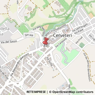 Mappa Via Giovanni Pascoli, 3, 00052 Cerveteri RM, Italia, 00052 Cerveteri, Roma (Lazio)