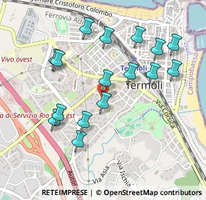 Mappa Via Panama, 86039 Termoli CB, Italia (0.50938)