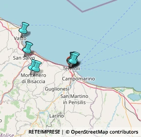 Mappa Via Panama, 86039 Termoli CB, Italia (11.40167)
