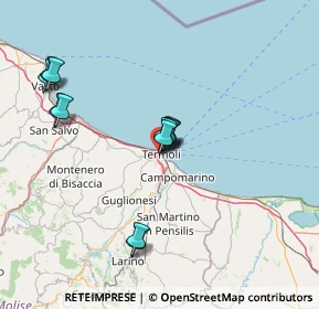 Mappa Via Panama, 86039 Termoli CB, Italia (14.21833)