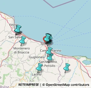 Mappa Via Panama, 86039 Termoli CB, Italia (10.70733)