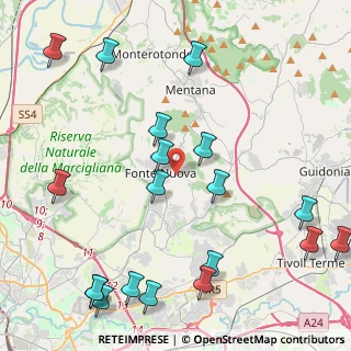 Mappa 00013 Fonte Nuova RM, Italia (6.084)